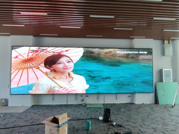 北碚P1.53led小间距屏安装案例